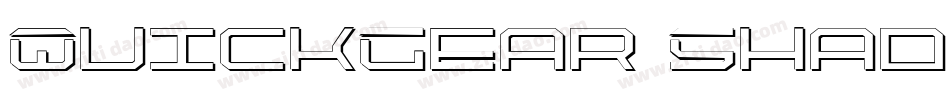 QuickGear Shadow字体转换
